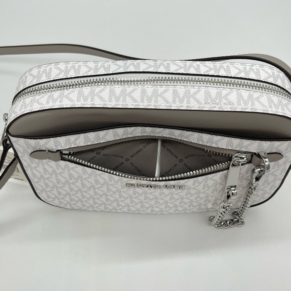 Michael Kors Large EW Zip Chain Xbody Bag & Card Case Wallet - Picture 5 of 11